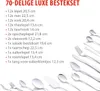 alpina BesteckSet - 70 Teile - 12 Personen - Servierbesteck Produktbild-Vorschau 6