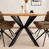 HOME DELUXE Esstisch Oval AVENTIS inkl. Sternfuß - 200 x Produktbild-Vorschau 6