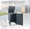 ML-Design Mülltonnenbox 1er für 1 Tonne 240L 68x80x116,3 cm Produktbild-Vorschau 3