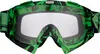 Motocross Brille grün mit klarem Glas Produktbild-Vorschau 1