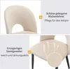 Flieks Esszimmerstühle 6er set, Essstühle Polsterstühle mit Produktbild-Vorschau 6