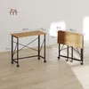 HOMCOM Schreibtisch Klappbar Kleiner 80 cm Produktbild-Vorschau 3