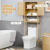 Kleankin Toilettenregal Badezimmermöbel über Toilette WC Produktbild-Vorschau 4