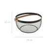 Koš na ovoce z kovu RETRO, 29 cm, černý Náhled obrázku produktu 2