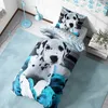 Baumwollbettwäsche Hund Dalmatiner Produktbild-Vorschau 2