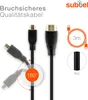 Micro HDMI Type D Kabel 3m kompatibel mit Canon EOS M6 M50 Produktbild-Vorschau 4