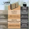 Scaffale per legna da ardere da esterno in metallo Anteprima dell’immagine prodotto 7