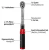 WALTER Fahrrad Drehmomentschlüssel Set 2–24 Nm – 21-tlg. Produktbild-Vorschau 4