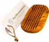 Seifenablage oval geriffelt aus Olivenholz Produktbild-Vorschau 1
