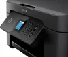 Close-up of the control panel of a black Epson printer. Produktbild-Vorschau