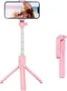 Canne à selfie sur trépied, base pivotante, perche à selfie Voir les images du produit 1