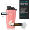 Arendo Proteinshaker Edelstahl 500 ml, Eiweißshaker mit Produktbild-Vorschau 2