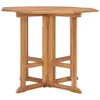 A wooden garden table on a white background. Produktbild-Vorschau