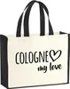 Huuraa Jutetasche Cologne my love 21 Liter Black Jute und Produktbild-Vorschau 1