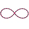 Faltbarer Anfänger Hula Hoop Reifen, Neon-Pink Ø95cm Produktbild-Vorschau 3