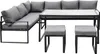 home24 Gartensitzgruppe - 5-teilig - Stahl / Polyester - Produktbild-Vorschau 9
