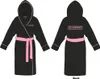BlackPink - Logo Uni Medium - Großer Bademantel - Schwarz Produktbild-Vorschau 1