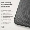 IvoQ Klapptisch – 180 cm – Rattan-Optik – Schwarz – Produktbild-Vorschau 4