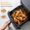 OKYUK Heißluftfritteuse 6L XL, 1200W Airfryer mit 8 Produktbild-Vorschau 7