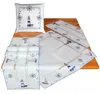 Tischläufer VALERIE Maritime Stickerei aus Polyester blau Produktbild-Vorschau 2