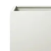 vidaXL Pflanzkübel Weiß 50x50x50 cm Stahl Produktbild-Vorschau 5
