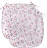 ABAKUHAUS Shabby Flora Polster für Esszimmerstühle, Rosa Produktbild-Vorschau 1