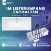 VBChome Acrylbadewanne 180 x 80 cm Weiß mit Styroporträger Produktbild-Vorschau 4