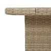 The Living Store Gartentisch Beige 80x80x71 cm Poly Rattan Produktbild-Vorschau 9