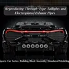 Mould King Remote Control Voiture Noire Hyper Car 13163S Produktbild-Vorschau 6