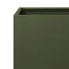 vidaXL Pflanzkübel Olivgrün 30x30x30 Stahl Produktbild-Vorschau 5