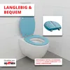Grafner® WC Sitz mit Absenkautomatik Motiv Blue Planks Produktbild-Vorschau 3