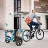 Hundeanhänger für Fahrrad Hunde Fahrradanhänger inkl. Fahne Produktbild-Vorschau 6