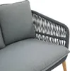 Gartensofa orissa 2-sitzer grau  - Hespéride Produktbild-Vorschau 4