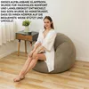Sitzsack Tropfenform Bezug – Bean Bag Chair für Erwachsene Produktbild-Vorschau 2