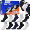 Pánské Sportovní Bavlněné Párky, 10 Párů, Krátké, Prodyšné, Náhled obrázku produktu 1