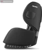A black car seat is shown from a side view against a white background. Produktbild-Vorschau