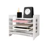 5 Tier Schreibtisch-Organizer,Briefablage Stapelbar Produktbild-Vorschau 5