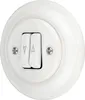 Pulsante retro cieco in porcellana da incasso I PR1 bianco Anteprima dell’immagine prodotto 1