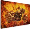 Wandbild Leinwandbild Kunstdruck XXL Wanddeko Motorrad in Produktbild-Vorschau 1