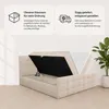 VENASI Boxspringbett 180x200 mit Bettkasten, Natalie Produktbild-Vorschau 15