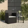 The Living Store Poltrona da giardino con cuscino in Poly Anteprima dell’immagine prodotto 1