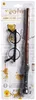 Offizielles Harry Potter Lizenzset für Kinder mit runder schwarzer Brille und braunem Zauberstab in Originalverpackung. Produktbild-Vorschau