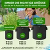 TTL GARDEN Pflanzsack 1L – 10er Set Stofftöpfe aus Filz & Produktbild-Vorschau 8