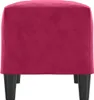 vidaXL Sitzbank Weinrot 70x35x41 cm Samt Produktbild-Vorschau 4