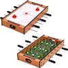 2 in 1 Multi- Spieltisch, Mini Kickertisch Air Hockeytisch Produktbild-Vorschau 2