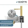SCHÜTTE Waschtischarmatur NEW YORK, Wasserhahn Bad mit Pop Produktbild-Vorschau 4