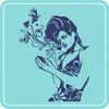 Wandtattoo - Wandaufkleber - Wandtattoo "Glamour Woman" - Produktbild-Vorschau 2