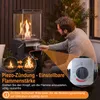 ZMH Riscaldatore a gas per terrazzo 13kW fungo riscaldante Anteprima dell’immagine prodotto 2