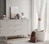 Dvoukřídlá komoda SENTO III 190 cm se zásuvkami a rýhovaným Náhled obrázku produktu 6