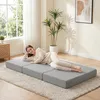 HOMCOM Opvouwbare matrassen, 200x90 cm, 15 cm, 3-voudig Productafbeelding-voorbeeld 2